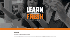 Desktop Screenshot of learnfresh.org