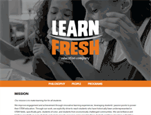 Tablet Screenshot of learnfresh.org